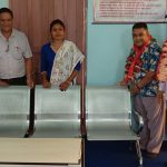 युनेस्को क्लबद्धारा बिद्यालयलाई फर्निचर प्रदान