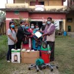 गेरुवाद्धारा बर्दियाका १७ प्रसुति गृहलाई स्वास्थ्य सामाग्री प्रदान