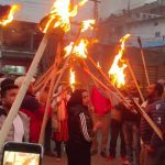 जसपाको नेपालगञ्जमा मसाल जुलुस
