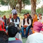 पूर्व मन्त्री राई निर्वाचन क्षेत्रका जनतासंग भेटघाट गर्दै