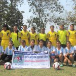 महिनावारीका बेला पनि खेल भन्दै मैत्रीपूर्ण फुटबल