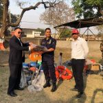 १८ लाख ५० हजार वरावरको खोज तथा उद्दार सामग्री हस्तान्तरण