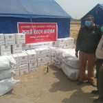 नरैनापुरका अग्नी पीडितलाई सेभ द चिल्ड्रेनको सहयोग