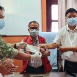 भेरीको कोभिड वार्डका लागि शाहद्धारा १ लाख ११ हजार १ सय १ रुपैयाँ सहयोग