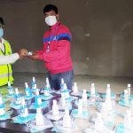 युनियनद्धारा बाँकेका पत्रकारलाई स्वास्थ्य सामग्री प्रदान
