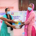 कोभिडका कारण सदस्य गुमाएका १० परिवारलाई गेरुवाको सहयोग