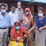 अपांङ्गता भएकालाई सहायक सामाग्री हस्तान्तरण