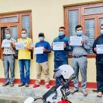 सञ्चार विधेयक बिरुद्ध एक्यवद्धता जनाउँदै शान्ति समाजद्धारा धर्ना
