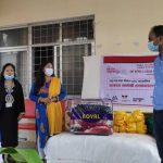आइ.एन.एफ.बाँकेद्धारा आइसोलेसन सेन्टरलाई आवश्यक सामाग्री सहयोग