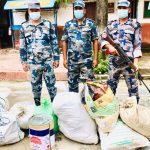सशस्त्र प्रहरीद्धारा भन्सार छली ल्याउँदै गरेको सामान बरामद