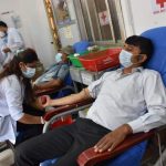 नेपाल युनाइट्स र नेपाल रेडक्रसको आयोजनामा रक्तदान