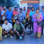 नेपाल-भारत मैत्रीपुर्ण साइकल यात्रा, सहभागिलाई नाकामा स्वागत