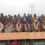 गाैडेल समूहद्वारा नरैनापुरमा कार्यकर्ता भेटघाट