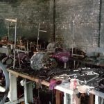 लुम्बिनी गार्मेन्टमा आगलागी हुँदा चार करोड बढीको क्षति