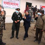 नेपालगञ्जमा निर्माणाधिन होल्डिङ सेन्टरको निरिक्षण