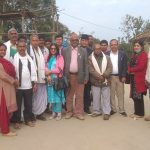 बाँके सहसचिव पदमा बिजयीको आर्शिवाद लिँदै सिंह
