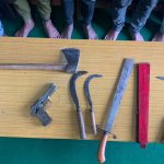 पेस्तोल आकारको लाइटर बालेर स्थानीयलाई तर्साउने ७ जना पक्राउ