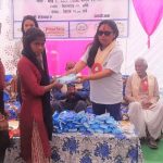 महिला दिवसका अवसरमा स्यानेटरी प्याड बितरण