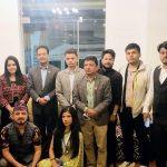 मन्त्री अथकसँग वंगलादेशी युवाहरुको भेटघाट