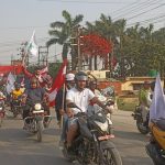 वडा नं ४ मा मोटरसाईकल र्याली