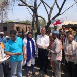नरैनापुरका अग्निपिडितलाई बिपद व्यवस्थापन समितिद्वारा राहत बितरण