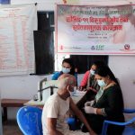खोप केन्द्र व्यवस्थापनमा स्वयं सेवकको सहयोग