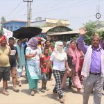 खजुरामा गठबन्धनको शक्ति प्रर्दशनसहितको घरदैलो