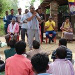 नगर बिकासको एजेन्डा सहित मतदाताको घरदैलोमा राप्रपा उम्मेदवार