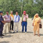 नदीजन्य सामाग्रीको घाटगद्दी नापजाँच गर्न राप्ती सोनारीका जनप्रतिनिधी संयुक्त अनुगमनमा