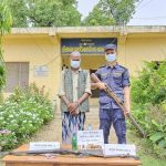 नरैनापुरमा पेस्तोल र भरुवा बन्दुकसहित एकजना पक्राउ