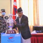 ५ केजी चाँदी र दुई तोला सुन प्रयोगसहितको ट्रफी सार्वजनिक