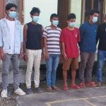 पक्राउ गरिएकाहरु कोहलपुर प्रहरीद्धारा सार्वजनिक