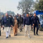 नरैनापुरमा स्थापना हुने इलाका प्रशासन भवनको निरिक्षण