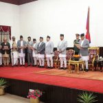 नवनियुक्त मन्त्रीहरूद्धारा शपथ ग्रहण