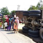 नेपालगन्ज आउँदै गरेकाे टिप्पर डुडुवामा दुर्घटना