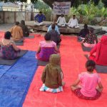 खजुरामा उपचारात्मक योग शिविर संचालन