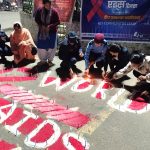१६ दिने अभियान तथा एड्स दिवस : नेपालगञ्जमा दिप प्रज्वलन