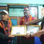 पहिलो नेपाली टेन्डम साईकल यात्री मल्ल र निरौला सम्मानित