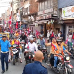 नेपालगञ्जमा बृहत मोटरसाईकल ¥याली
