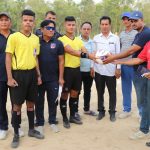 जिल्लाव्यापी नकआउट फुटबल सुरु, नेपालगञ्ज-११ को विजयी सुरुवात