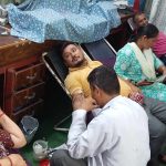 विद्युत वितरण केन्द्र नेपालगञ्जका १ सय ३२ जनाले गरे रक्तदान