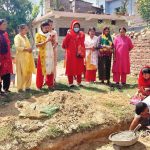 नेपालगन्ज १८ को शिवशक्ति टोलमा नालासहित बाटो निर्माण सुरु