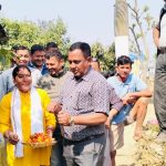 शम्सेरगन्जमा कालोपत्रे सडक निर्माण कार्य शुरु