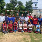 लुम्बिनी प्रदेश महिला ह्याण्डबल टोली गण्डकी कपका लागि पोखरा प्रस्थान