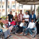 १२ जना बालबालिकालाई सहायक सामाग्री प्रदान