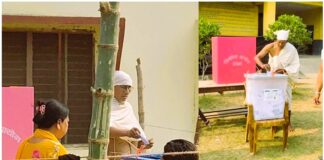 बाँकेका तीन स्थानमा क्रियापुत्रीले गरे मतदान