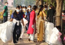 वाटरपार्कमा सयकिलो प्लाष्टिक फोहोर संकलन