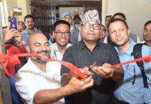 नरेन्द्र चौधरीद्वारा डुडुवा सभा हल उद्घाटन