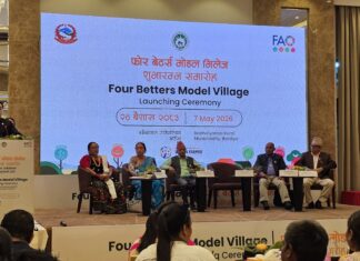 टेसनपुरमा ‘फोर बेटर मोडल भिलेज’ कार्यक्रम सुरू