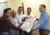 विभेदकारी विज्ञापन नीतिविरुद्ध बाँकेका पत्रकारहरूको धर्ना